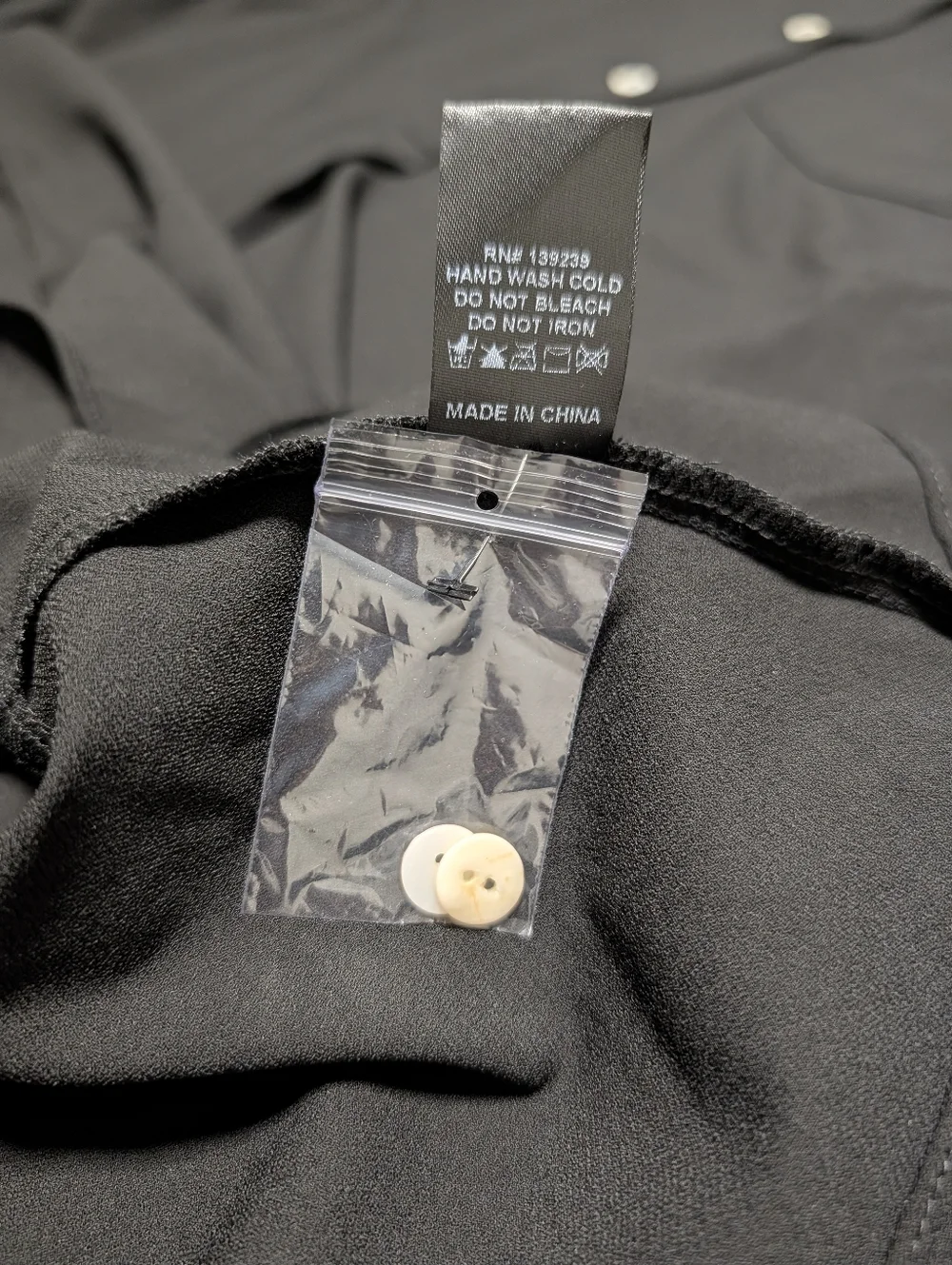 Pomander Place x Tuckernuck Callahan Shirt Dress Black Size M - Picture 11 of 15